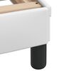 vidaXL Estrutura de cama Viana com LED sem colch&atilde;o 180x200 cm branco