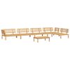 vidaXL 6 pcs conjunto de m&oacute;veis de paletes p/ jardim ac&aacute;cia maci&ccedil;a