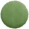 vidaXL Almofadas de Assento 2 pcs Verde Claro &Oslash; 40 x 13 cm Veludo
