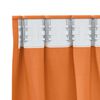 vidaXL Cortinas Blackout com Argolas 2 pcs Laranja Brilhante