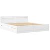 vidaXL Estrutura da Cama Branco 193 x 203 cm Derivados de Madeira