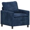 vidaXL Sof&aacute; Azul Marinho 76 x 81 x 87,5 cm Poli&eacute;ster