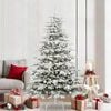 vidaXL &Aacute;rvore de Natal Articulada Artificial Branco 210 cm PE e PVC