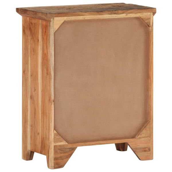 vidaXL Aparador 60x33x75 cm madeiras de acácia e recuperada maciças