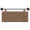 vidaXL Cabeceira Suspensa Cappuccino 100 cm Couro Sint&eacute;tico