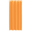 vidaXL Cortinas de voile com ilh&oacute;s 2 pcs laranja 140x225 cm