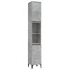 vidaXL Arm&aacute;rio WC 30x30x190 cm derivados de madeira cinzento cimento