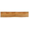 vidaXL Tampo de mesa c/ borda viva 180x30x3,8 cm mangueira maci&ccedil;a
