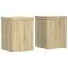 vidaXL Suportes p/ plantas 2 pcs 15x15x20 cm derivados madeira