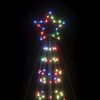 vidaXL &Aacute;rvore de Natal LED com Spikes 1534 LEDs Coloridos 500 cm