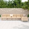 vidaXL 6 pcs conjunto sof&aacute;s de jardim madeira de pinho maci&ccedil;a