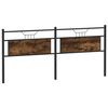 vidaXL Estrutura de cama sem colch&atilde;o 107x203 cm carvalho castanho