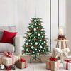 vidaXL &Aacute;rvore de Natal Artificial Verde 120 cm PVC, Metal e Pl&aacute;stico