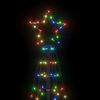 vidaXL &Aacute;rvore de Natal LED com Spikes 220 LEDs Coloridos 180 cm