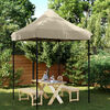vidaXL Tenda de Festa Cinzento-acastanhado 200 x 200 x 306 cm