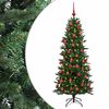 vidaXL &Aacute;rvore de Natal artificial com bolas 120 cm 150 LED