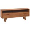 vidaXL M&oacute;vel de TV 110x30x45 cm madeira de teca maci&ccedil;a