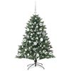 vidaXL Árvore de Natal Artificial com 150 LEDs Verde 85 x 85 x 120 cm