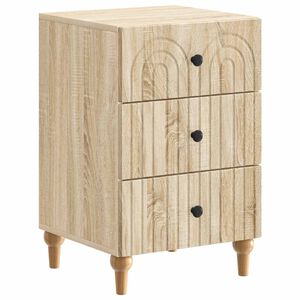 vidaXL Arm&aacute;rio de Cabeceira Carvalho Sonoma 43x 41 x 66,5 cm