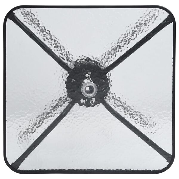 vidaXL 3 pcs conjunto de jantar para jardim preto