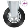 vidaXL 24 pcs Fixed Casters 200 mm