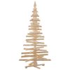 vidaXL &Aacute;rvores de Natal Natural 180 cm Madeira de pinho maci&ccedil;a
