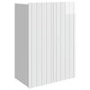 vidaXL Arm&aacute;rio de Parede Branco Brilhante 66 x 34,5 x 92 cm