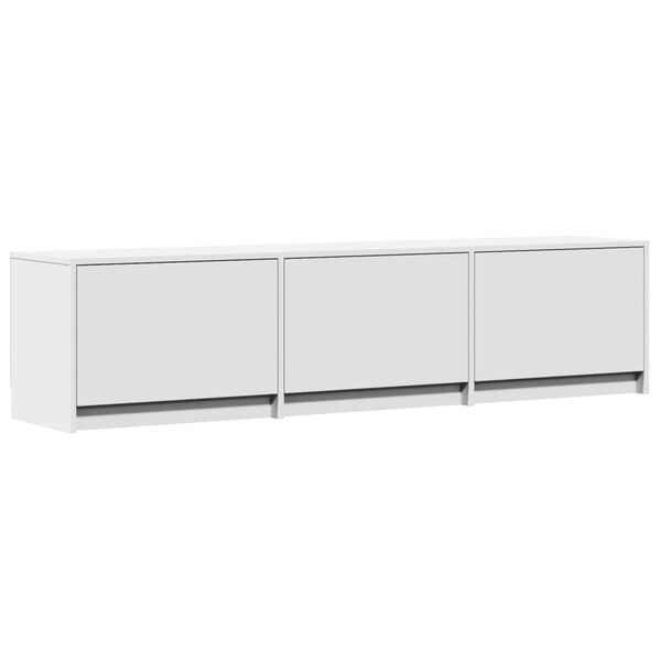 vidaXL Gabinete para TV Branco 165 x 34 x 40 cm Madeira processada