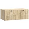 vidaXL Gabinete de TV de Parede Carvalho Sonoma 78,5 x 41 x 30 cm