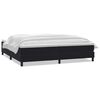 vidaXL Cama com molas/colch&atilde;o 200x220 cm veludo preto