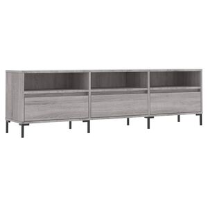 vidaXL M&oacute;vel de TV 150x30x44,5 cm derivados de madeira cinzento sonoma