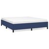 vidaXL Estrutura de cama sem colch&atilde;o 180x200 cm tecido azul