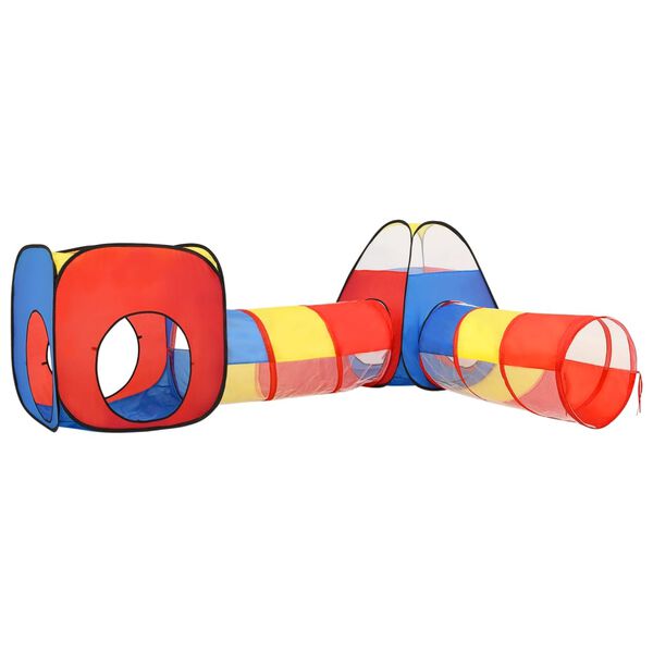 vidaXL Tenda de brincar infantil com 250 bolas 190x264x90 cm multicor