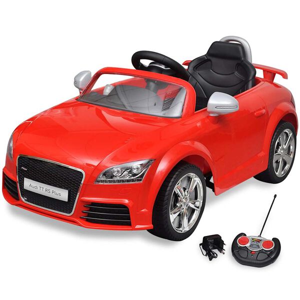 Carro Audi TT RS para crianças com controlo remoto - vermelho