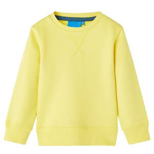 Sweatshirt para crian&ccedil;a amarelo-claro 104