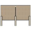 vidaXL Cama boxspring 160x200 cm tecido cinzento-escuro