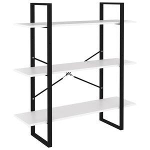 vidaXL Estante 100x30x105 cm derivados de madeira branco