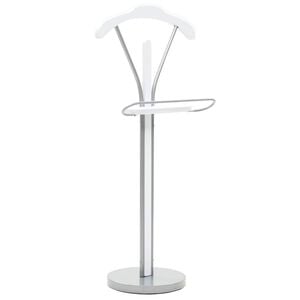vidaXL Cabide de p&eacute; 45x35x107 cm branco