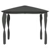 vidaXL Gazebo 3x3x2,6 m com capas para postes 160 g/m² antracite