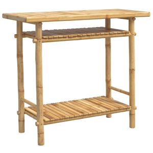 vidaXL Mesa consola 90x37x75 cm bambu