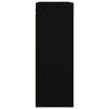 vidaXL Armário de parede suspenso 69,5x32,5x90 cm preto