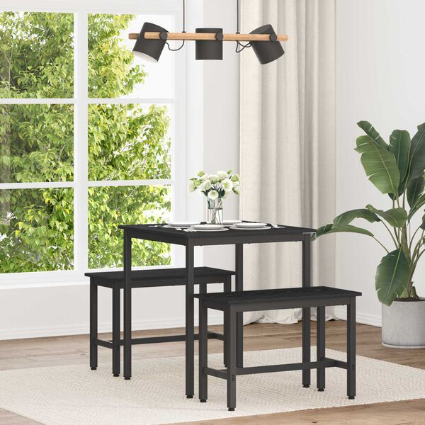 vidaXL Mesas de jantar METAL