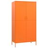 vidaXL Roupeiro 90x50x180 cm a&ccedil;o laranja
