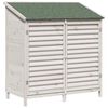 vidaXL Galp&atilde;o de Jardim Branco 106 x 56 x 113,5 cm