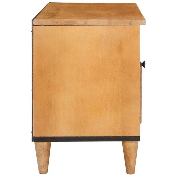 vidaXL Unidades de TV Marrom Claro 80 x 33 x 46 cm Madeira processada