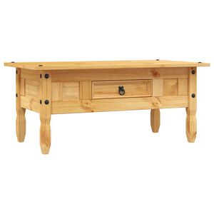 vidaXL Mesa de centro Corona Range em pinho mexicano 100x55x44 cm