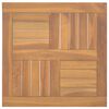 vidaXL Tampo de mesa quadrado 50x50x2,5 cm madeira de teca maci&ccedil;a