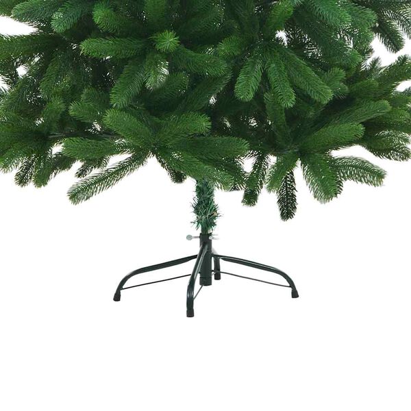 vidaXL &Aacute;rvore Natal artificial pr&eacute;-iluminada c/ bolas 180 cm verde