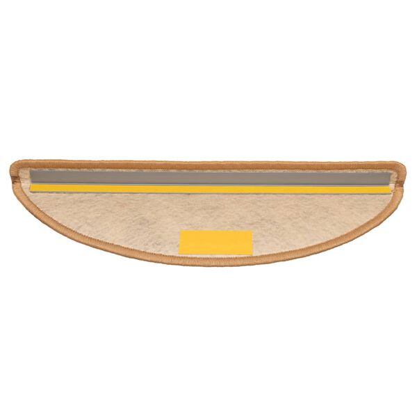 vidaXL Tapetes escada adesivos aspeto sisal 30 pcs 56x17x3cm sisal