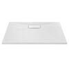 vidaXL Base de chuveiro SMC 90x80 cm branco